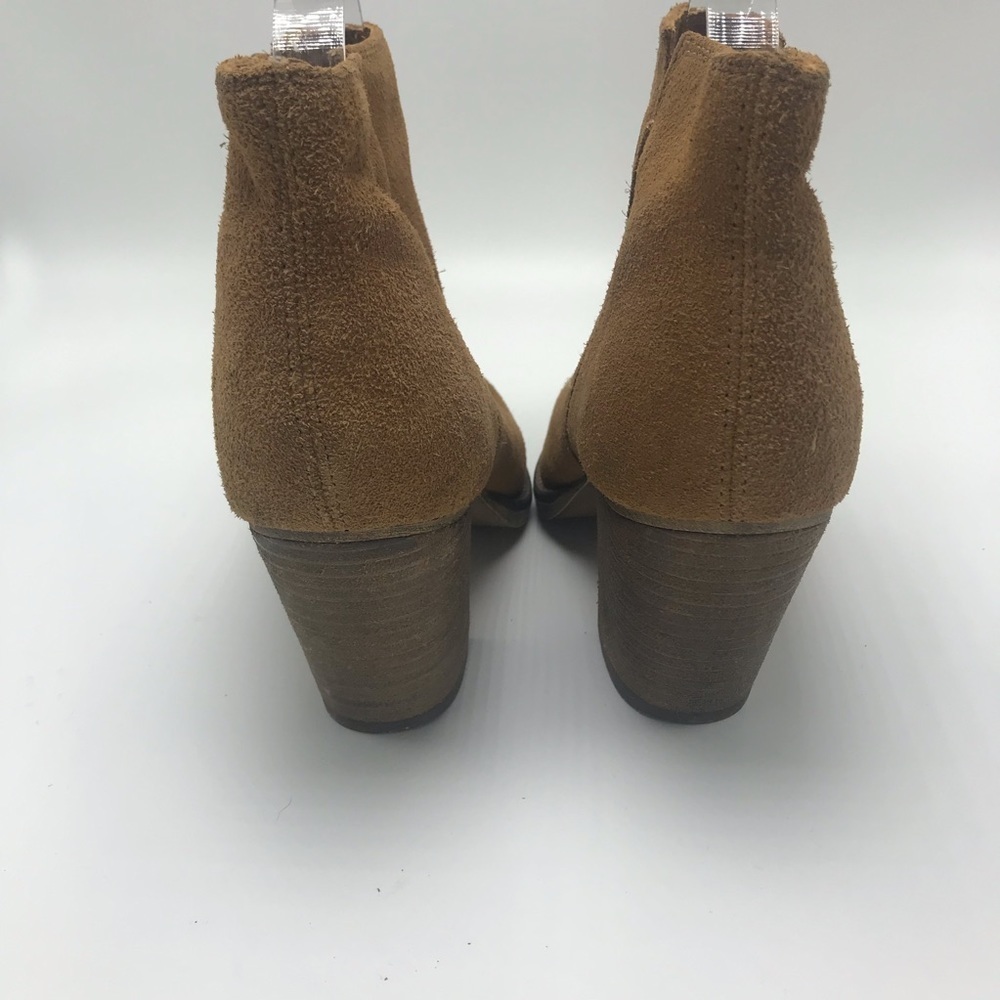 Steven by Steve Madden Brown Suede Leather Booties - Picture 6 of 7
